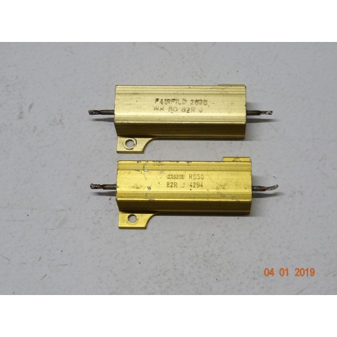 RESISTENZA CORAZZATA 82 OHM 50 WATT 2 PEZZI