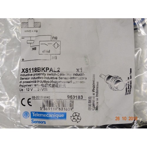XS118BKPAL2 Sensore di Prossimità Induttivo 12V...24V  (CC5)