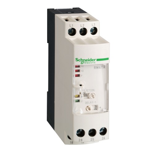 RM4TR32 Schneider Relè di Controllo Rete Trifase Intervallo 300...430 Volt