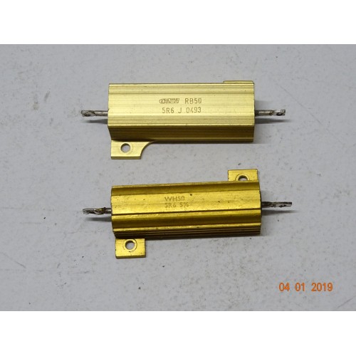 RESISTENZA CORAZZATA 5,6 OHM 50 WATT 2 PEZZI