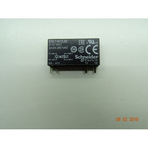 SCHNEIDER ZELIO Relè SSL1A12JD Solid State 2 Pezzi (CC2)