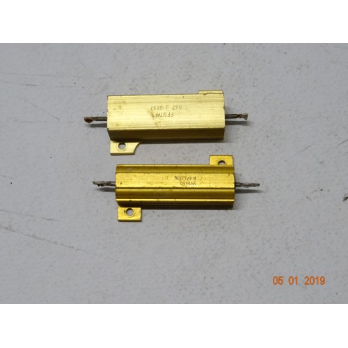 RESISTENZA CORAZZATA 0,47 OHM 50 WATT 2 PEZZI