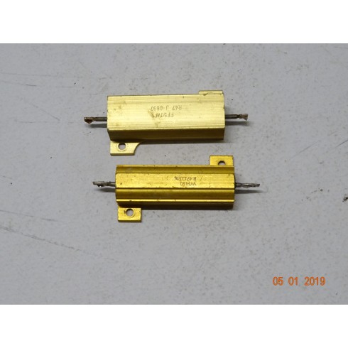 ARMOURED RESISTOR 0,47 OHM 50 WATT 2 PIECES
