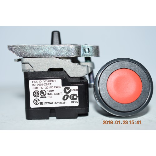 ZB4RTA4 pulsante trasmittente rosso (IA1)