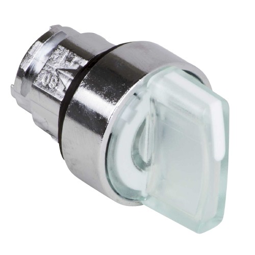 Schneider ZB4BK1213 Testa selettore Illuminato 2 Posizioni 90°Bianco