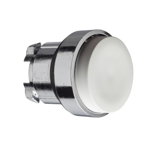 Schneider 3 Pezzi XB4 ZB4BH1 Testa Pulsante Passo-Passo Sporgente Bianca