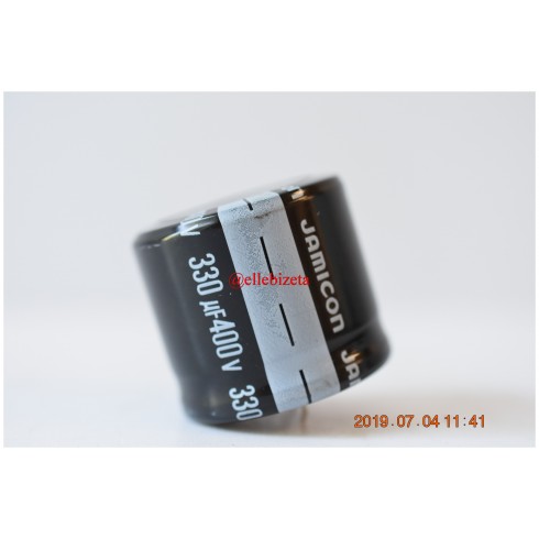 Condensatore Elettrolitico JAMICON  330uF 400V 85°30x35x10mm QTY:2 PEZZI (CG4)