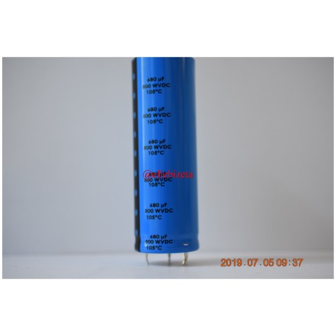 Condensatore Elettrolitico CDM USA 383 LX 680uF 500Vdc 105°C (CG4)