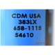Condensatore Elettrolitico CDM USA 383 LX 680uF 500Vdc 105°C (CG4)