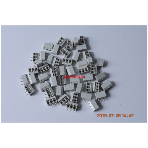 Lotto 50 Pz. MORSETTO A VITE PCB MODULARE 3 POLI PASSO mm 5,08  (IB1)