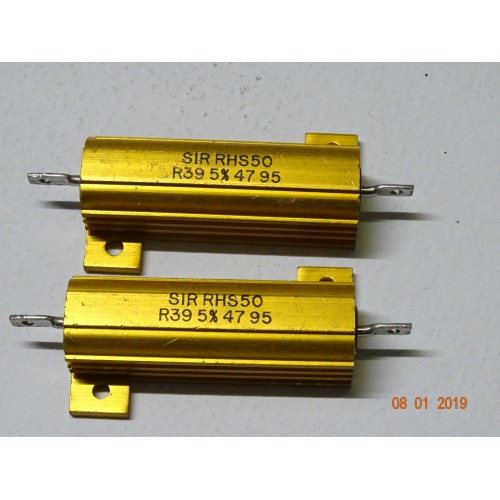 RESISTENZA CORAZZATA 0,39 OHM 50 WATT
