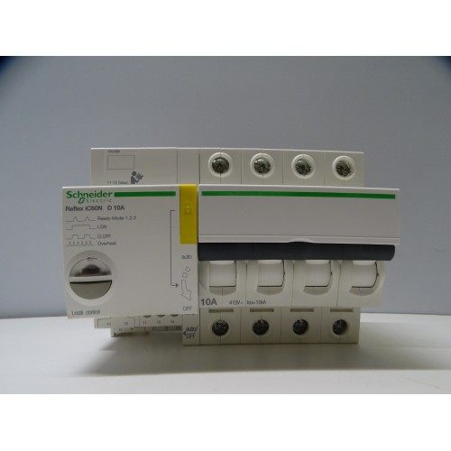 19276 SCHNEIDER LIBRIO Interruttore Magnetotermico Differenziale 1P+N-C10-30mA-AC (ARM 7/4)