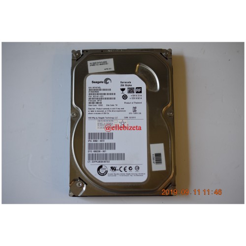 HARD DISK SEAGATE 250 GB  SATA 7200 rpm 3,5"9VZKF4DL-1550-IB2