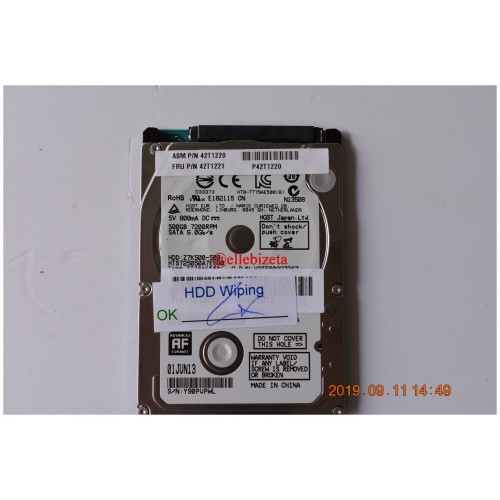 Z7K500 HITACHI HDD 320 GB 7200 RPM SATA  3,5"Z90PUPWL-1558-IB2
